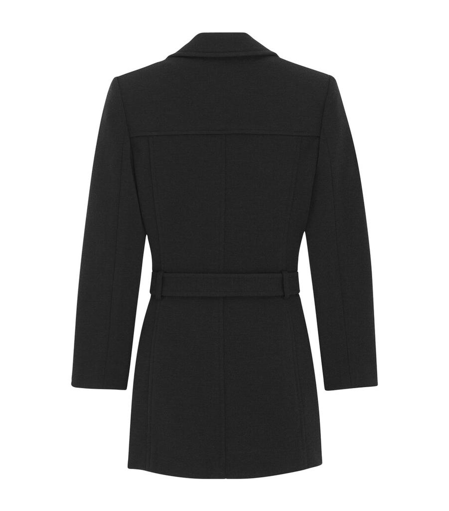 Yves Saint Laurent Belted Double-Breasted Jacket