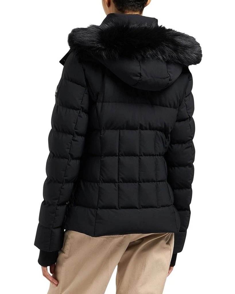 Moose Knuckles Betta Shearling Trim Down Puffer Jacket 3