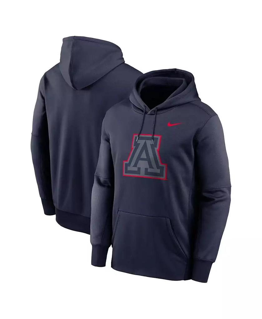 NIKE Men's Navy Arizona Wildcats Color Pop Performance Fleece Pullover Hoodie