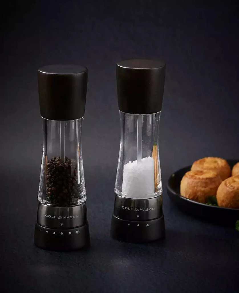 Cole & Mason 2 Piece Salt and Pepper Mill Derwent Wood Gift Set 5