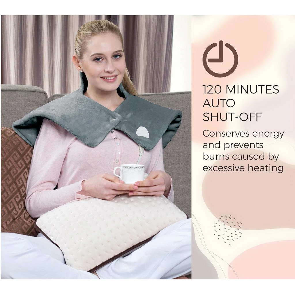 PURSONIC Pursonic Electric Neck & Shoulder Heating Pad 5