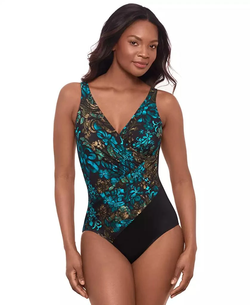 Miraclesuit Women's Flor De Mare Oceanus Tummy-Control One-Piece Swimsuit 1