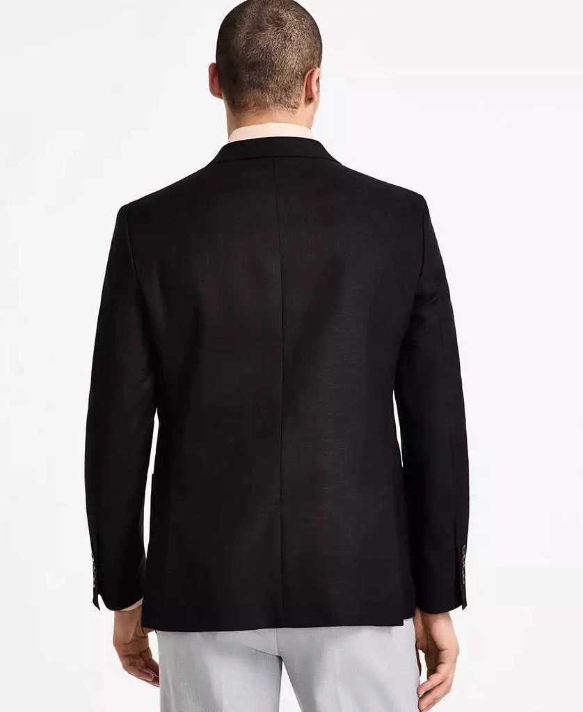 Nautica Men Modern-Fit Active Stretch Structure Weave Sport Coat - Black - Size 44L