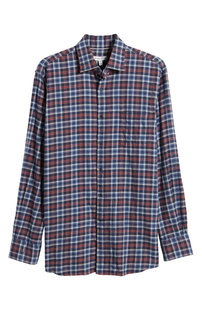 Peter Millar Gander Plaid Twill Sport Shirt 6