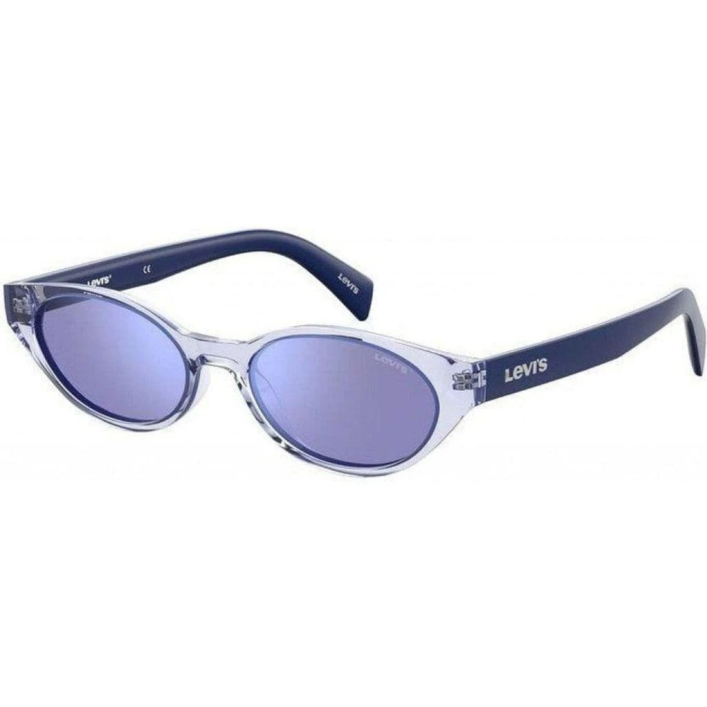 Levi's Levi's Unisex Sunglasses - Lilac Oval Frame Violet Blue Mirror Lens | LV 1003/S 789 1