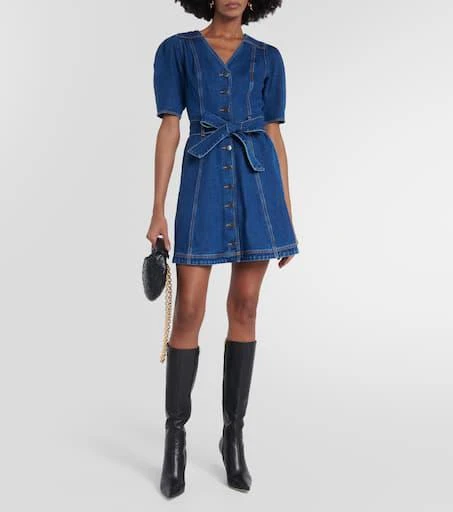 Mauli denim minidress  On Sale Now with Up to 32% Off | Discover Exclusive  Deals & Savings at BeyondStyle  Authentic VERONICA BEARD e|o|n|m|designers| dresses|veronica beard|w|clothing|minidresses|women with Limited-Time  Discounts, Free Shipping, and