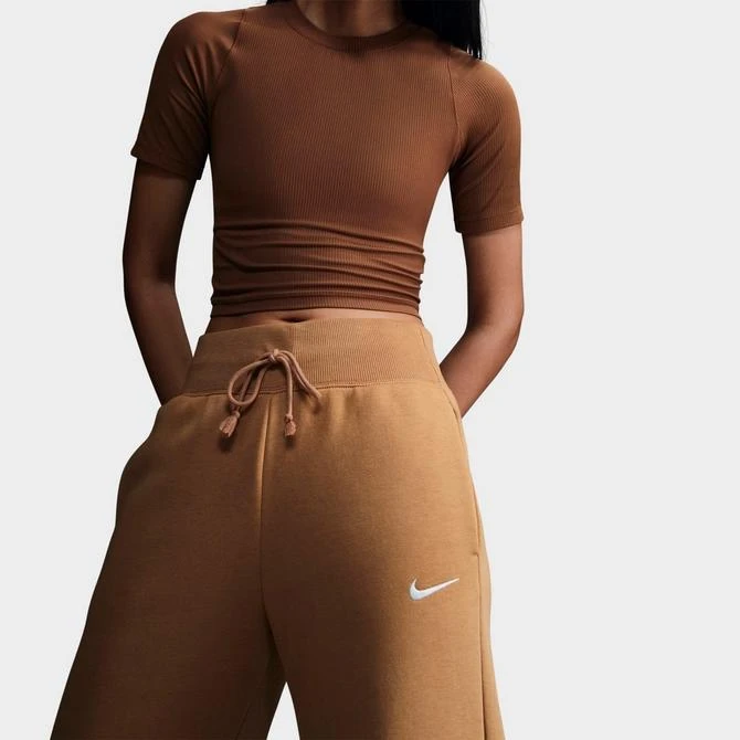 NIKE Women's Nike Sportswear Phoenix Fleece High-Waisted Wide-Leg Sweatpants 4