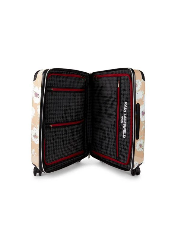 Karl Lagerfeld Paris Dune 24-Inch Floral Hardside Spinner Suitcase 3