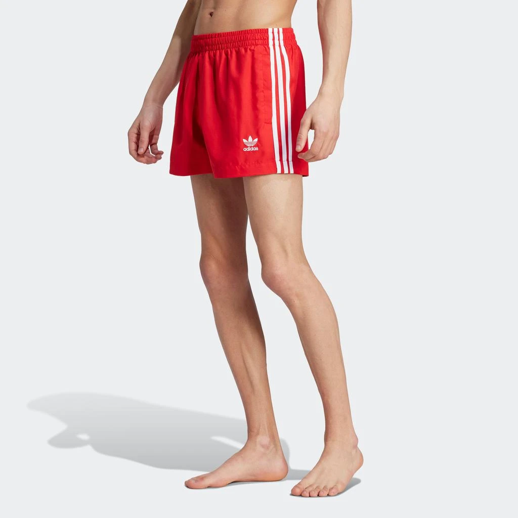 adidas Men's adidas Adicolor 3-Stripes Swim Shorts 6