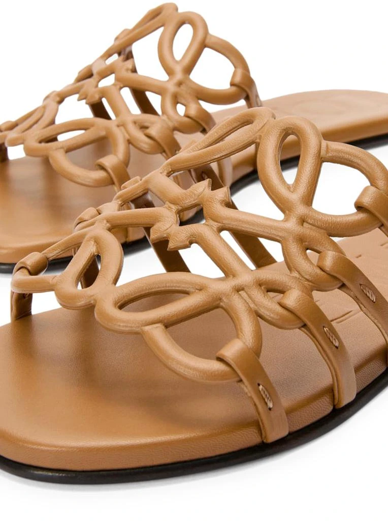 Loewe PETAL ANAGRAM CALFSKIN SANDALS 4