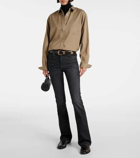 FRAME Le Mini high-rise bootcut jeans 2
