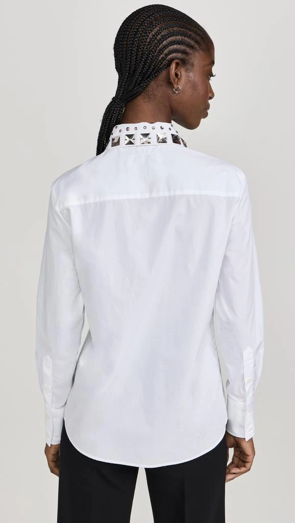 MSGM Embellished Removable Collar Blouse 2