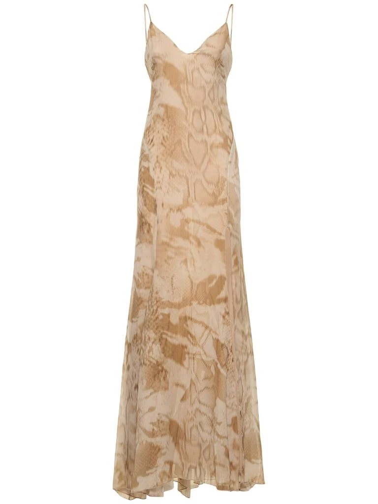 Printed Viscose Long Dress  On Sale Now with Up to 70% Off | Discover  Exclusive Deals & Savings at BeyondStyle  Authentic BLUMARINE female|women  with Limited-Time Discounts, Free Shipping, and Price