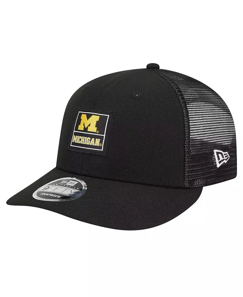 New Era Men's Black Michigan Wolverines Labeled 9Fifty Snapback Hat 1