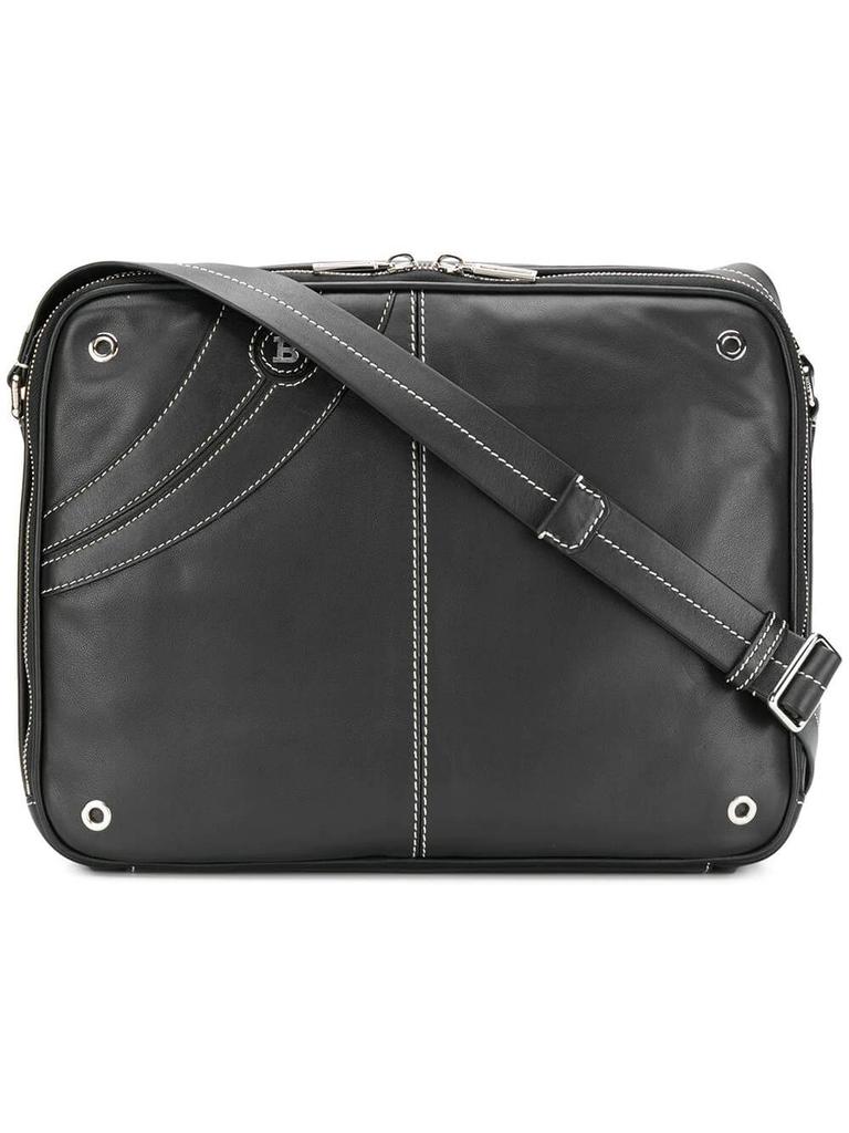 Bally Casbah Stripe-Strap Leather Crossbody Bag - Shoulder