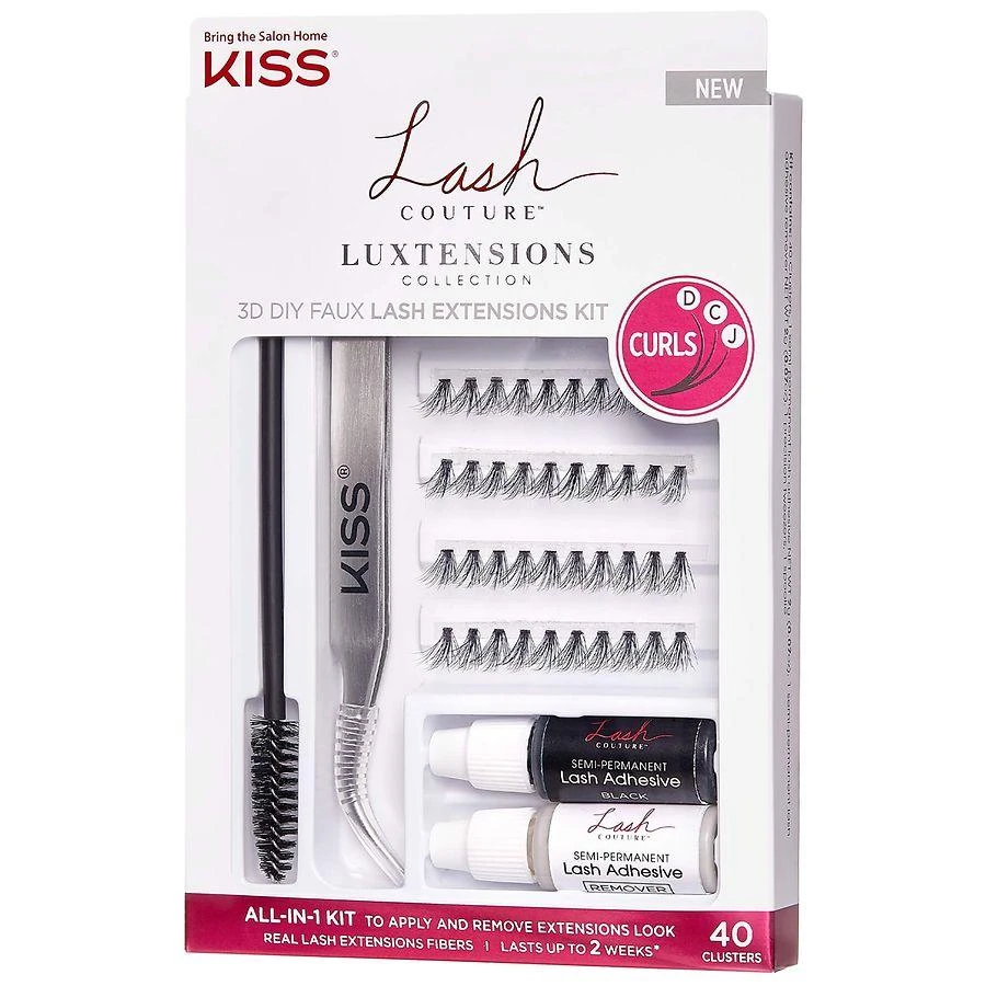 Kiss Lash Couture Luxtension Cluster Kit 4