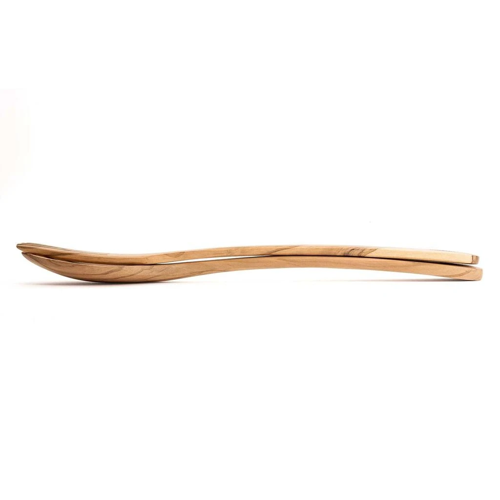 Berard Handcrafted Olive Wood 2 Piece Salad Serving Set, 14 Inch 2