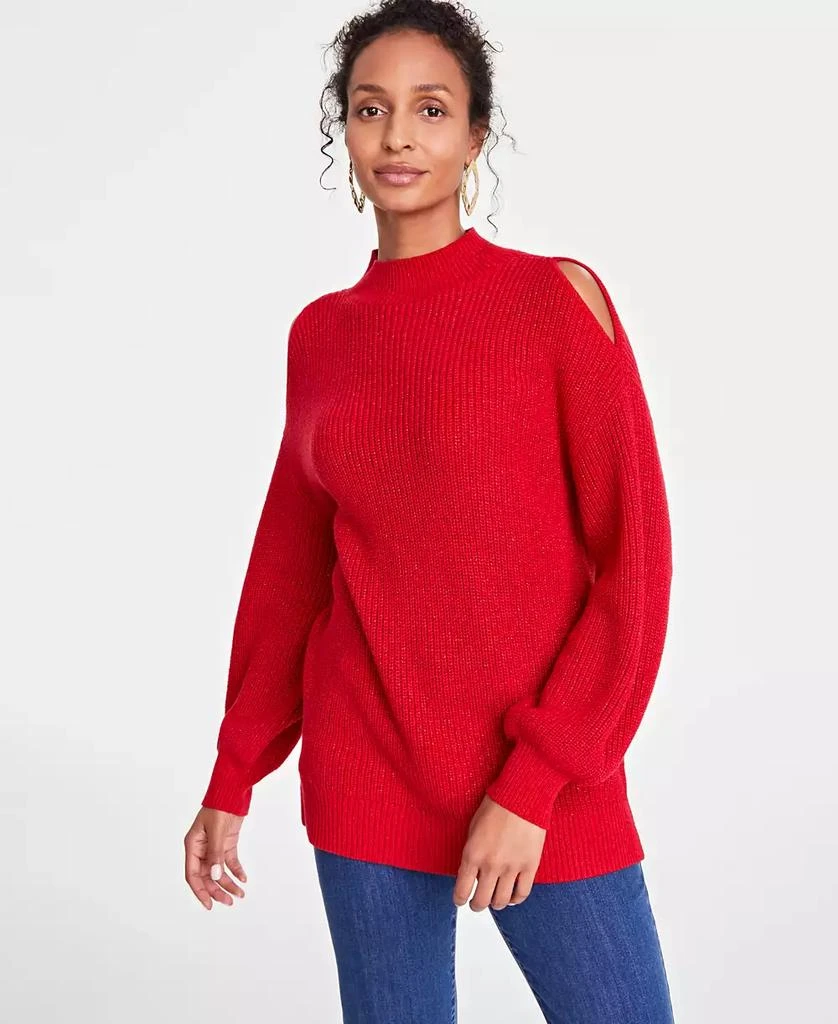 INC International Concepts Cold Shoulder Blouse