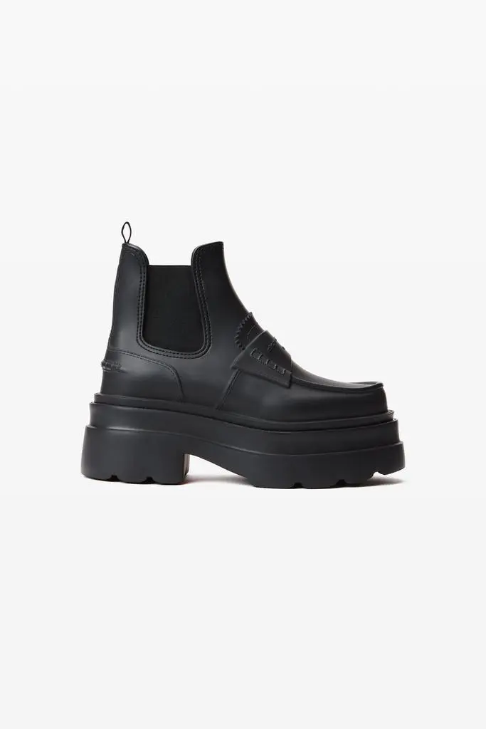 Alexander Wang Carter 75mm Ankle Platform Boot in Rubber