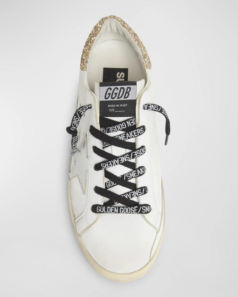 Golden Goose Superstar Glitter Leather Low-Top Sneakers 5