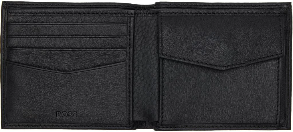 Hugo Boss Black Grained Leather Wallet 3