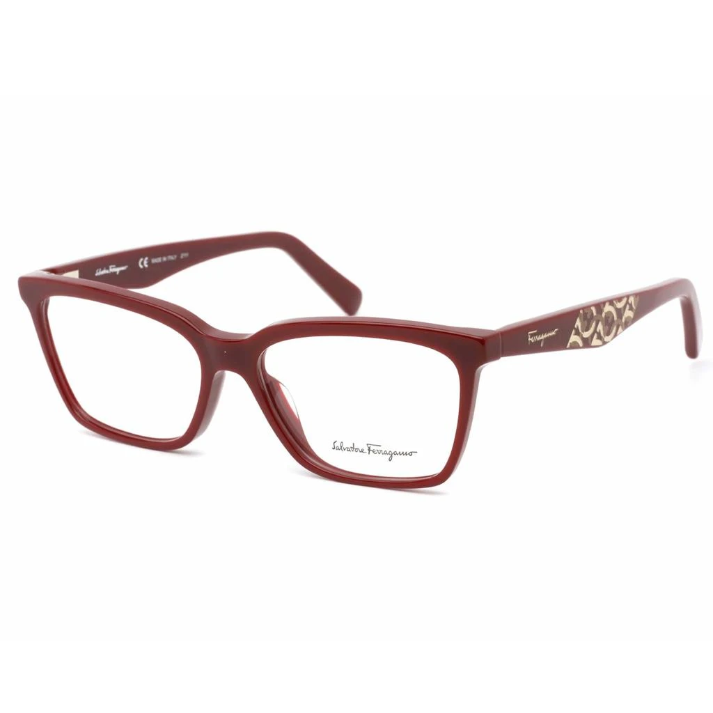 Salvatore Ferragamo Salvatore Ferragamo Women's Eyeglasses - Burgundy Full-Rim Plastic Frame | SF2904 601 1