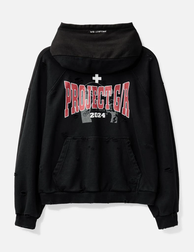 PROJECT G/R Two-Faced Washed Hoodie 2