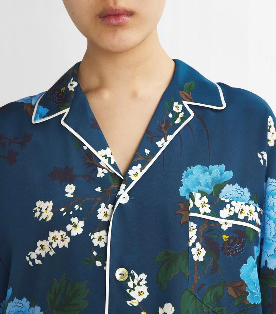 OLIVIA VON HALLE Silk Floral Print Yves Pyjama Set 4
