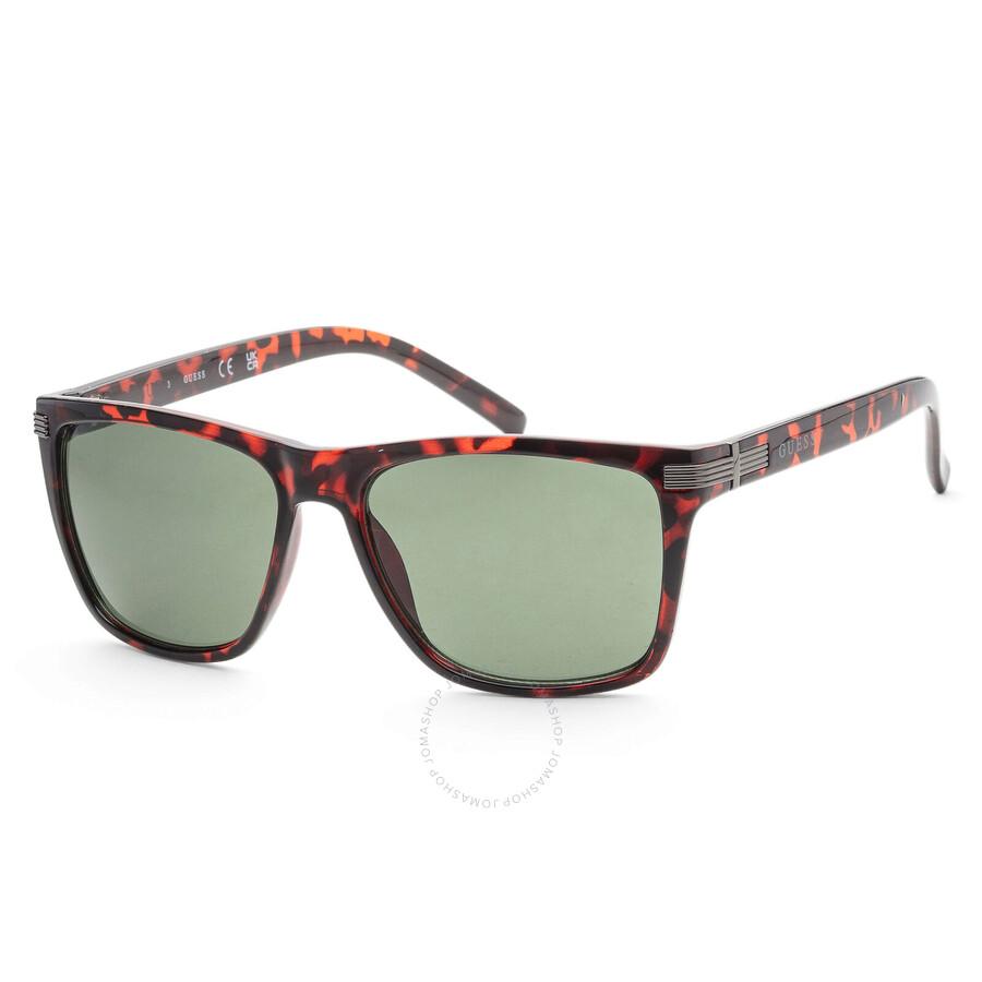 Guess Factory Green Square Men's Sunglasses GF024 152N 57