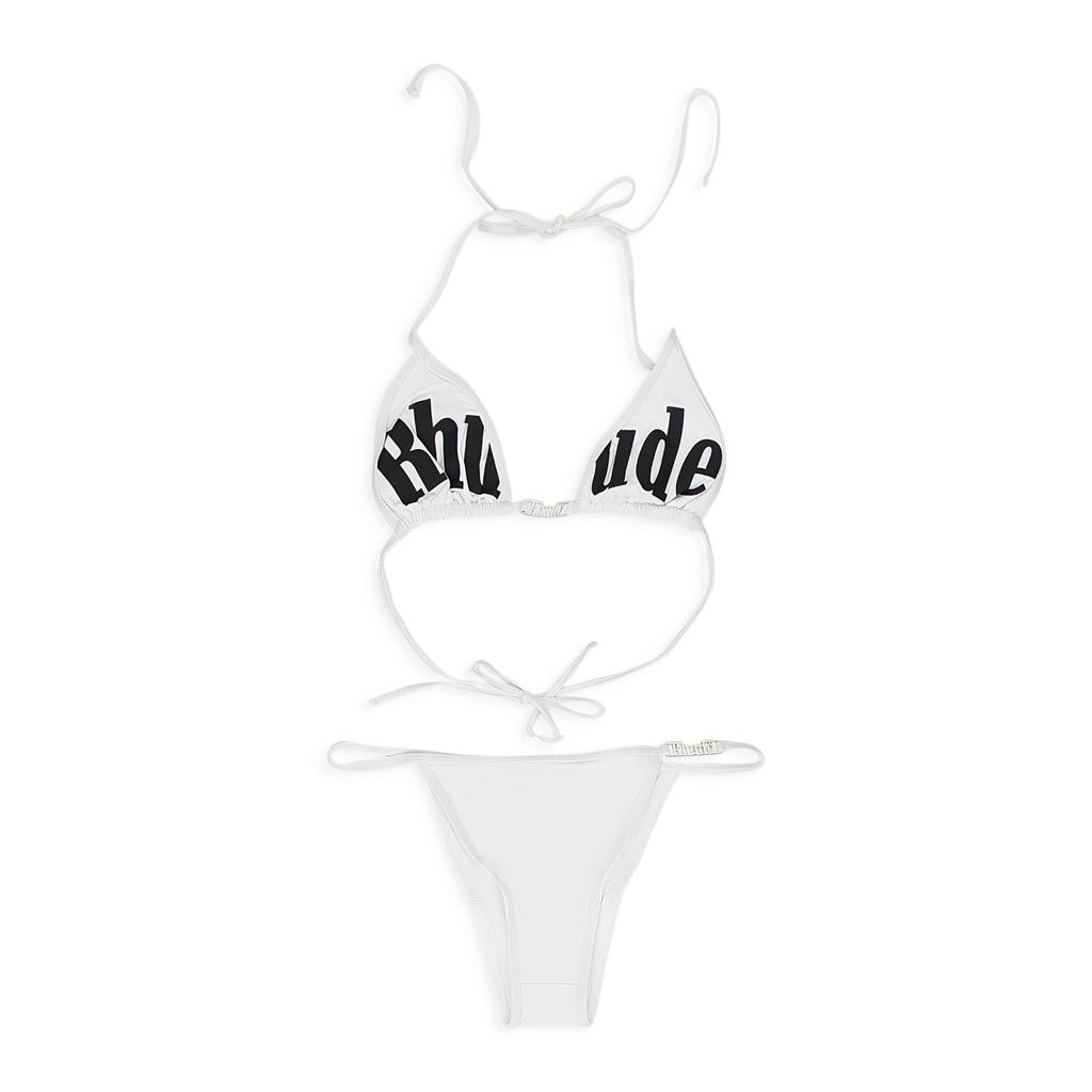 Rhude WHITE TROPEZ TWO-PIECE BIKINI