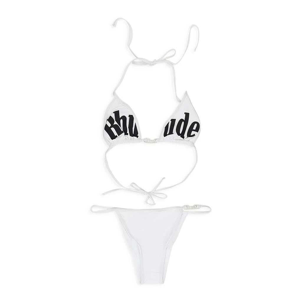 Rhude WHITE TROPEZ TWO-PIECE BIKINI from Premium Outlets