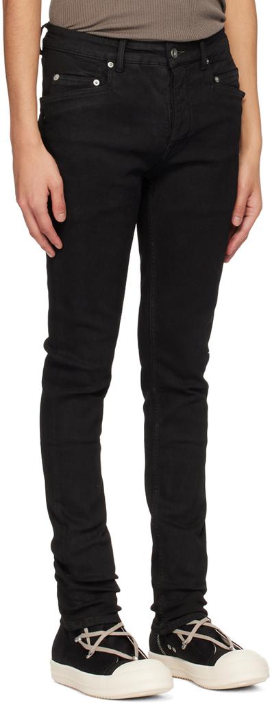 Rick Owens Black Tyrone Cut Jeans - Jeans - BeyondStyle