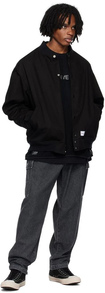 Wtaps Black Team Reversible Bomber Jacket 5
