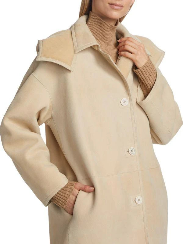 Theory Shearling Reversible Oversized Coat 6