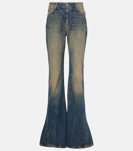Acne Studios 2024F high-rise bootcut jeans 1