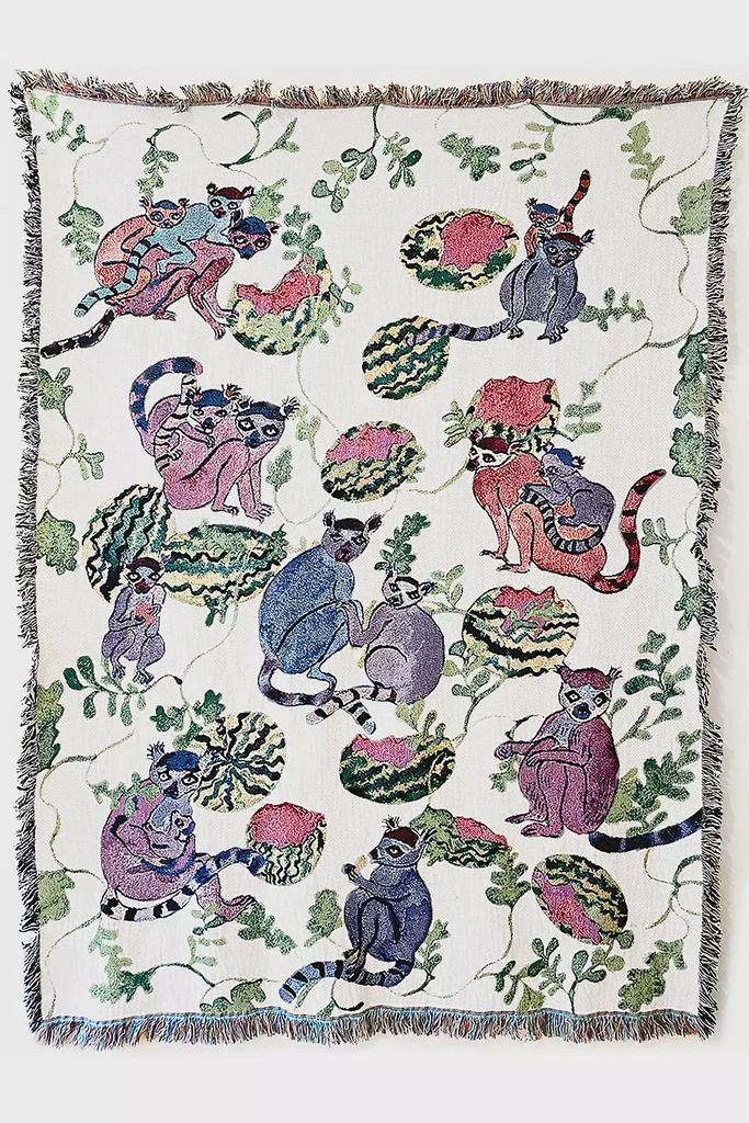 Olivia Wendel Textiles Olivia Wendel Lemurs Blanket