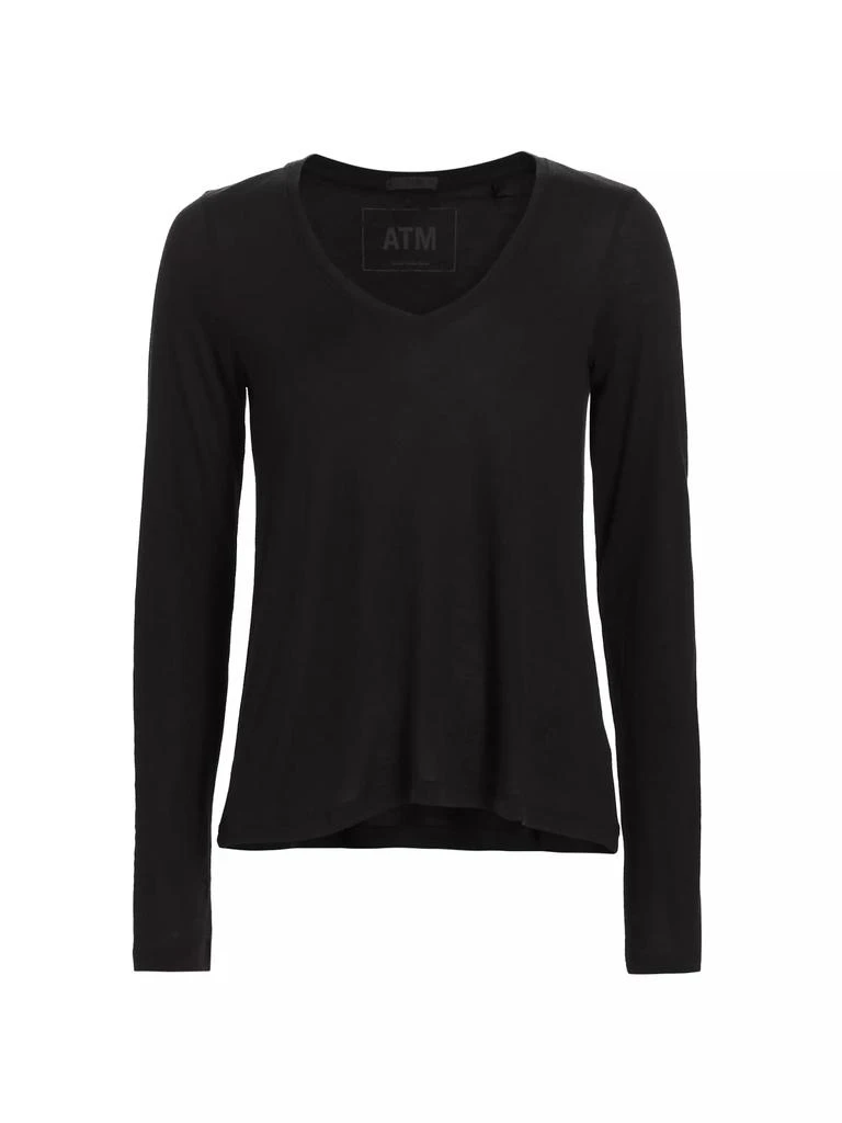 ATM Anthony Thomas Melillo Heavy Modal V-Neck Shirt 1