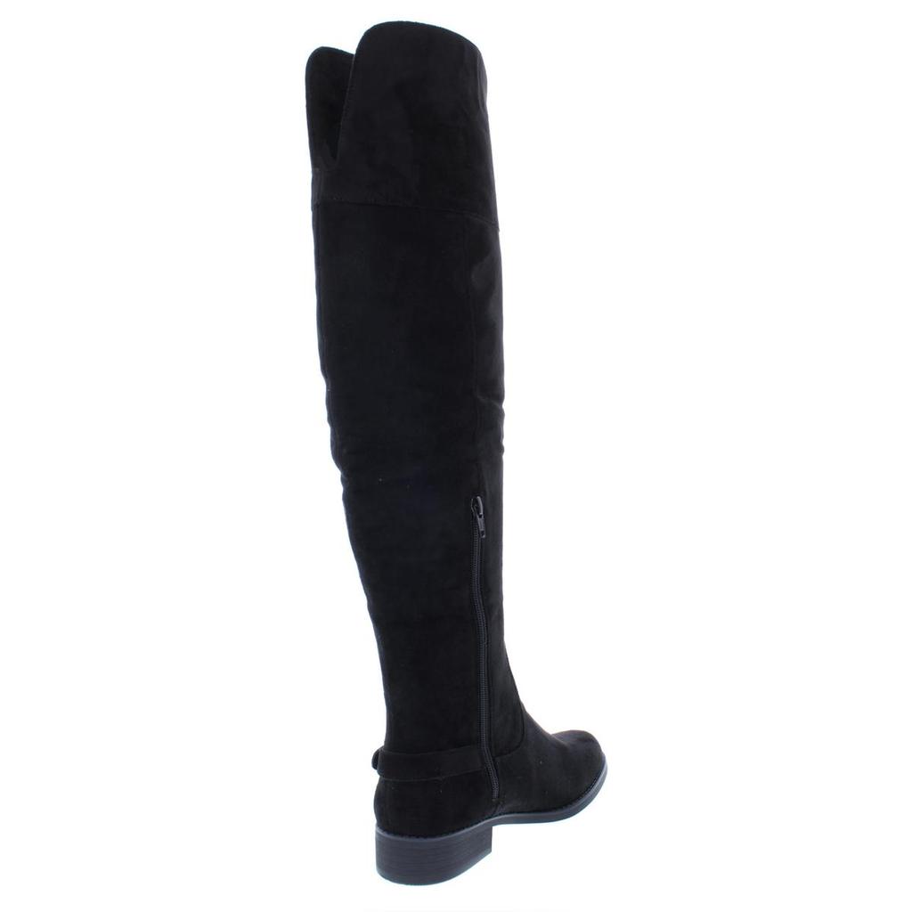 American Rag Adarra Womens Buckle Stacked Heel Over-The-Knee Boots