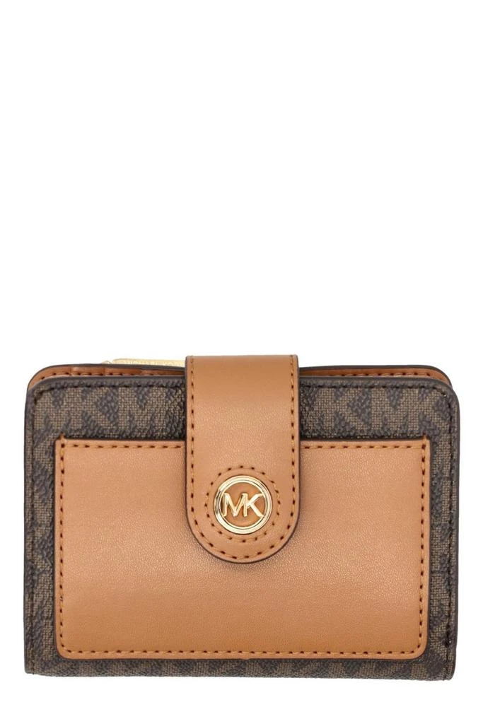 Michael Kors Michael Michael Kors Logo Plaque Bi-Fold Wallet 1