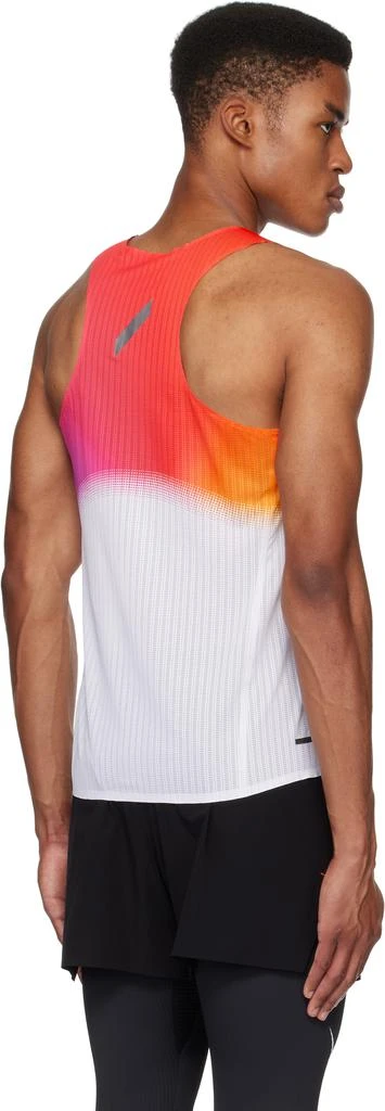 Soar Running Red & White Race Tank Top 3