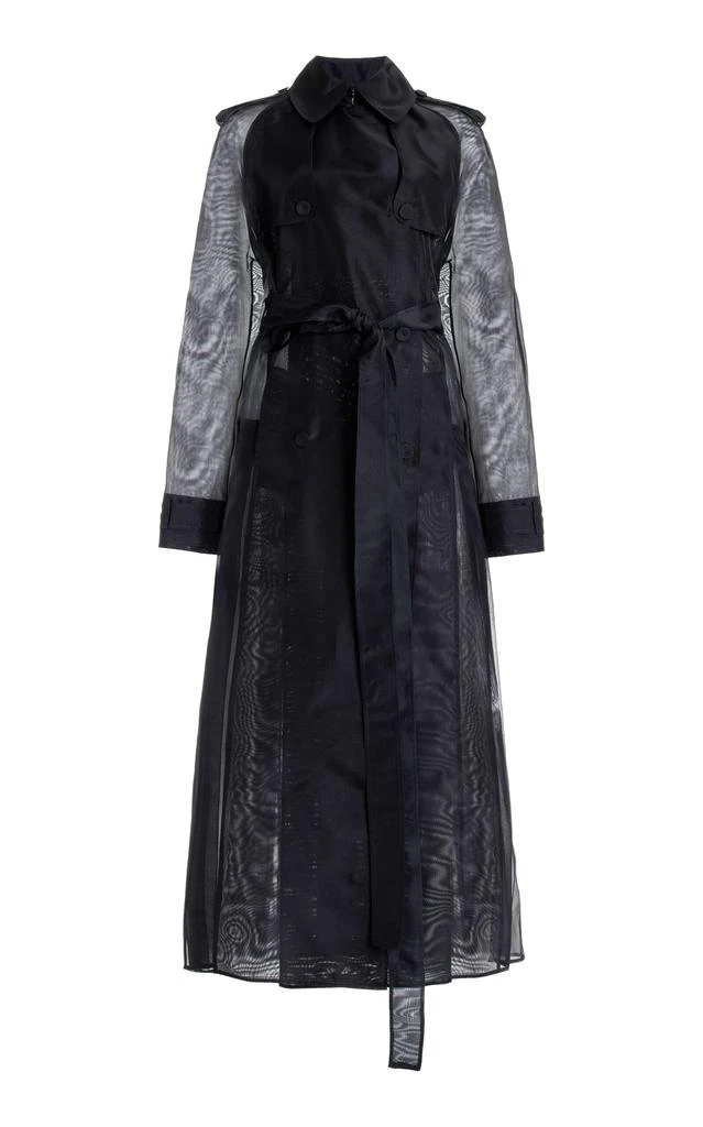 Gabriela Hearst Gabriela Hearst - Eithne Belted Silk Trench Coat - Black - IT 40 - Moda Operandi 1