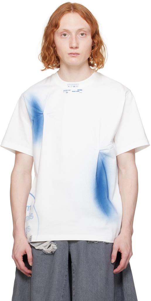 Shop White Langle T-Shirt on Sale at BeyondStyle – Get 43