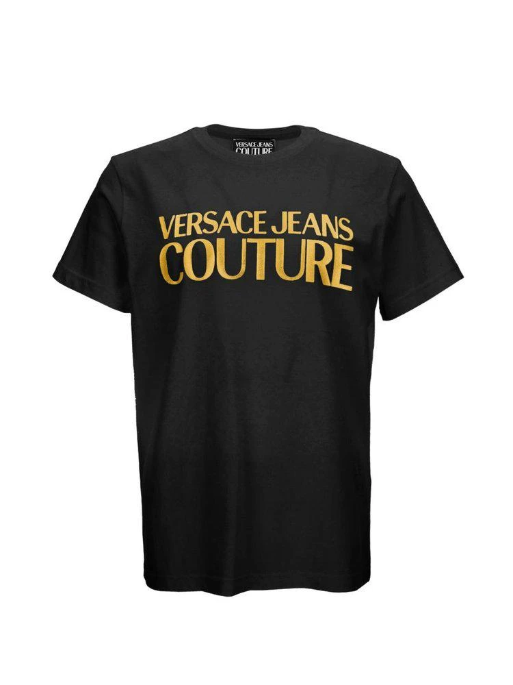 Versace Versace Jeans Couture Logo Printed Crewneck T-Shirt