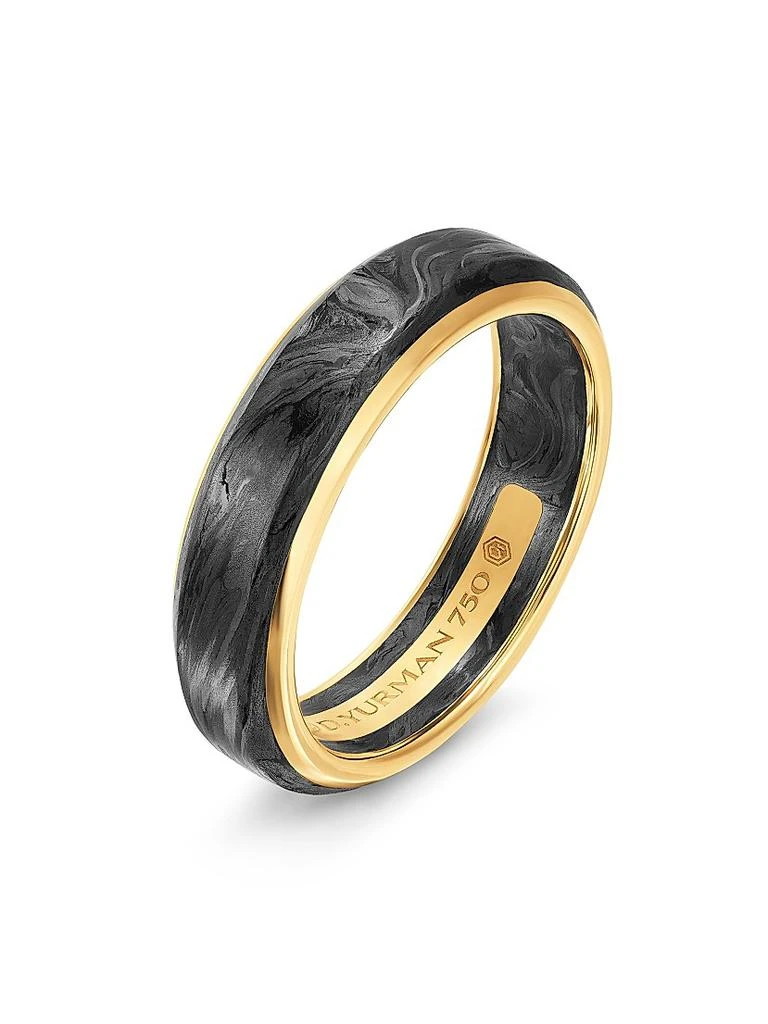 David Yurman Streamline Band Ring in 18K Yellow Gold 3