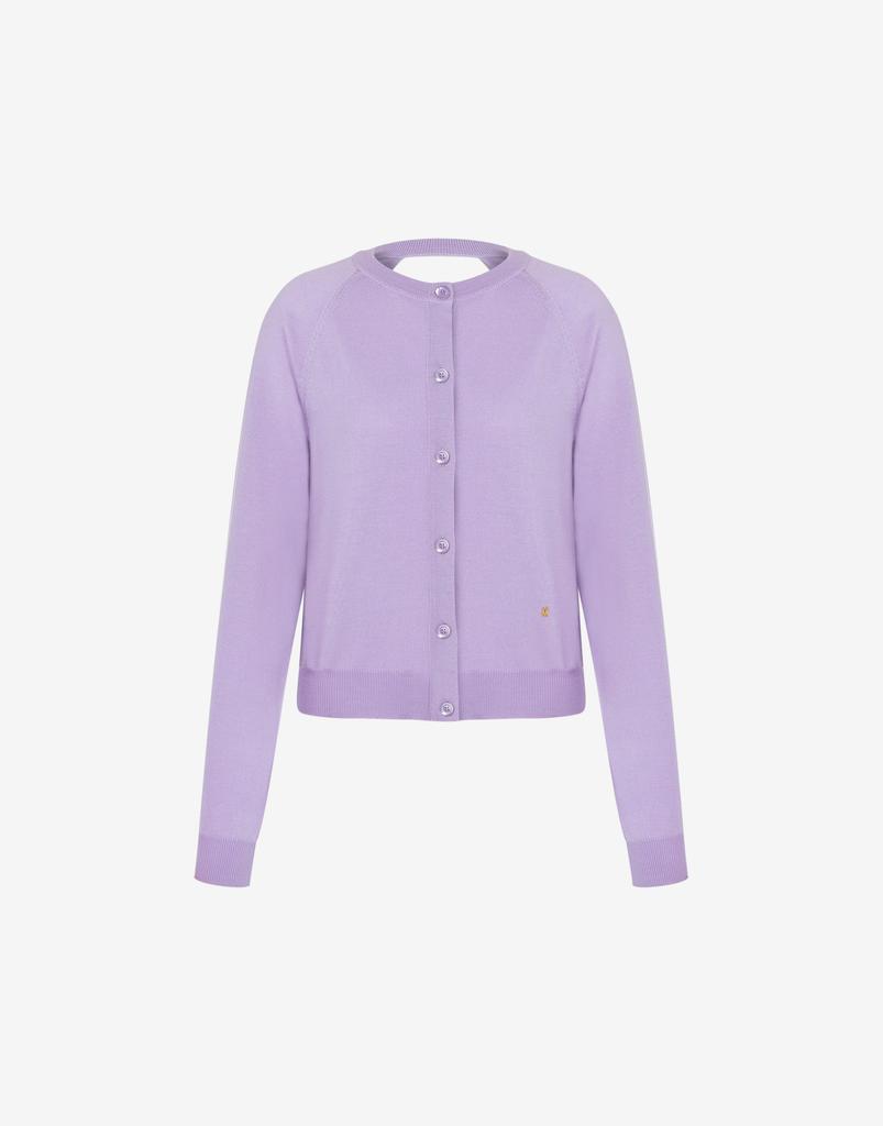 Moschino Cardigan In Wool Golden M