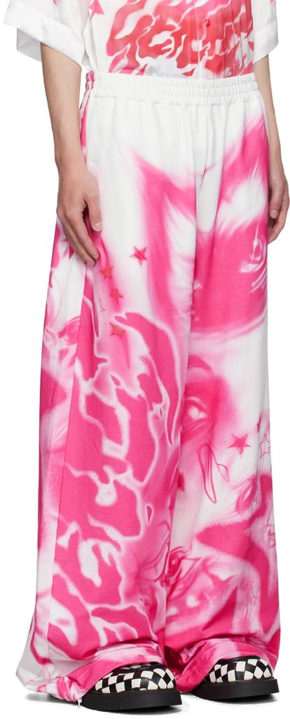 Gerrit Jacob White Airbrushed Track Pants 2