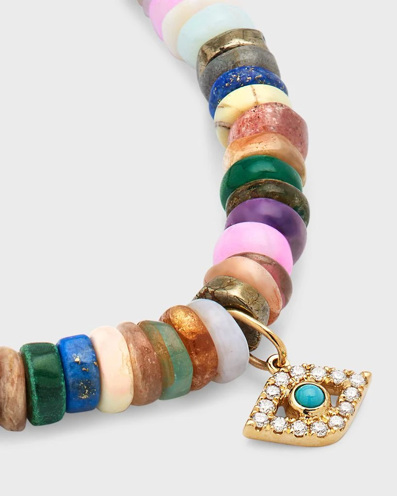 Sydney Evan Opal Bead Diamond Evil Eye Bracelet 3