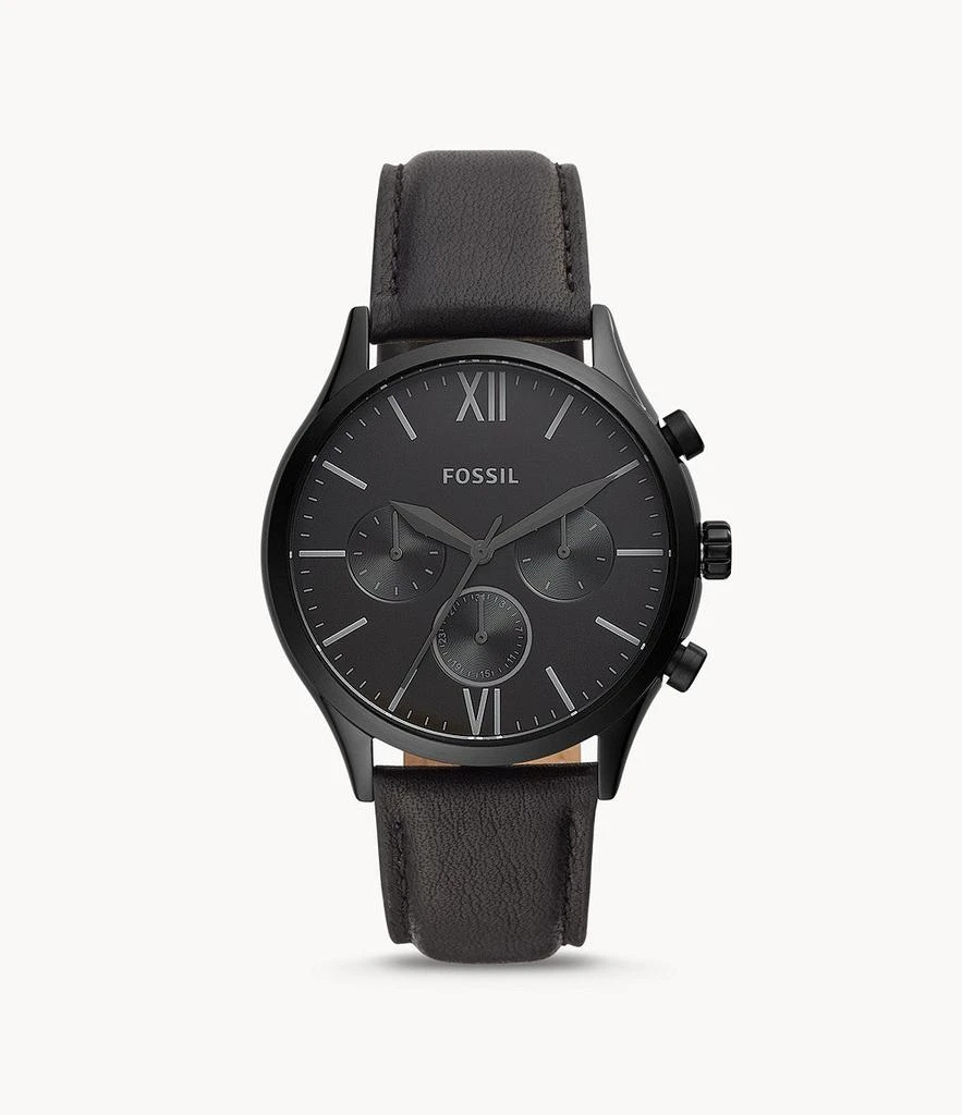 Fossil Men's Fenmore Multifunction, Black-Tone Stainless Steel 1