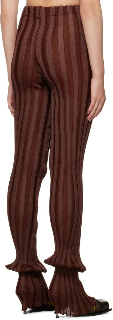 A. ROEGE HOVE Burgundy Katrine Lounge Pants 3