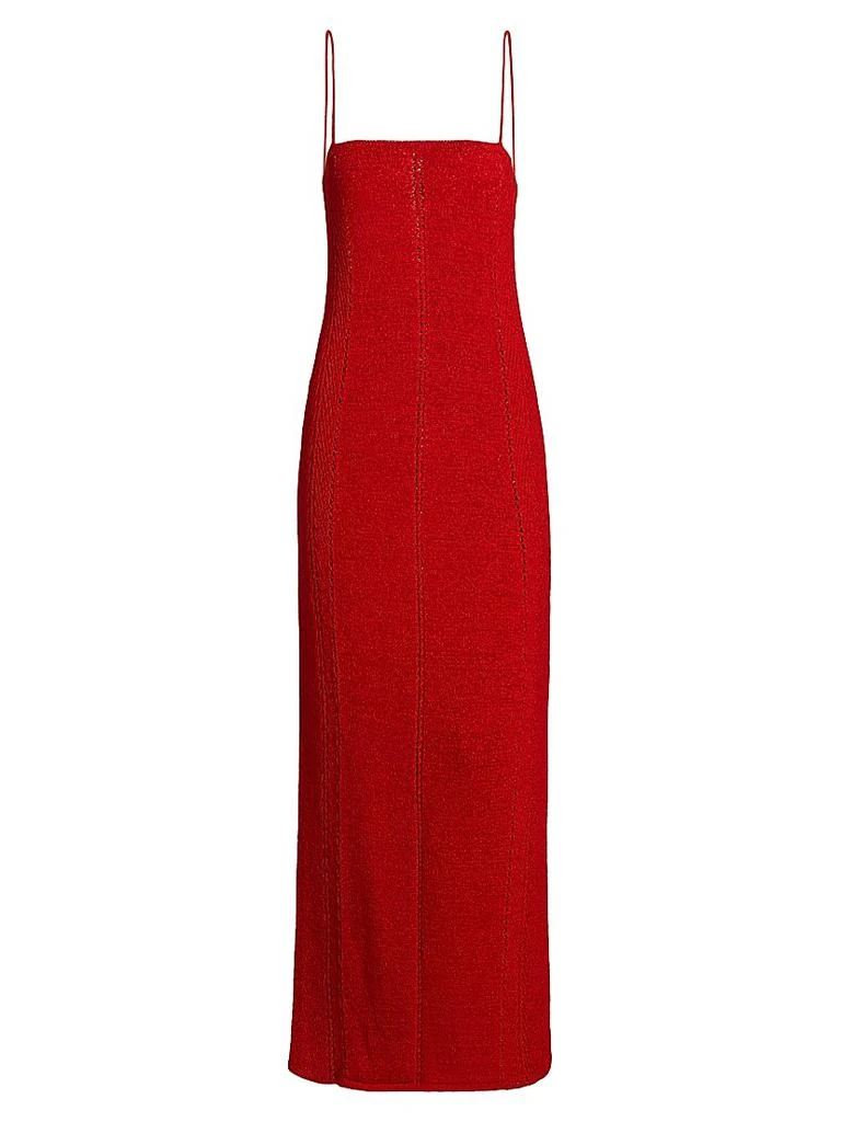 Proenza Schouler Suki Pointelle-Knit Slipdress